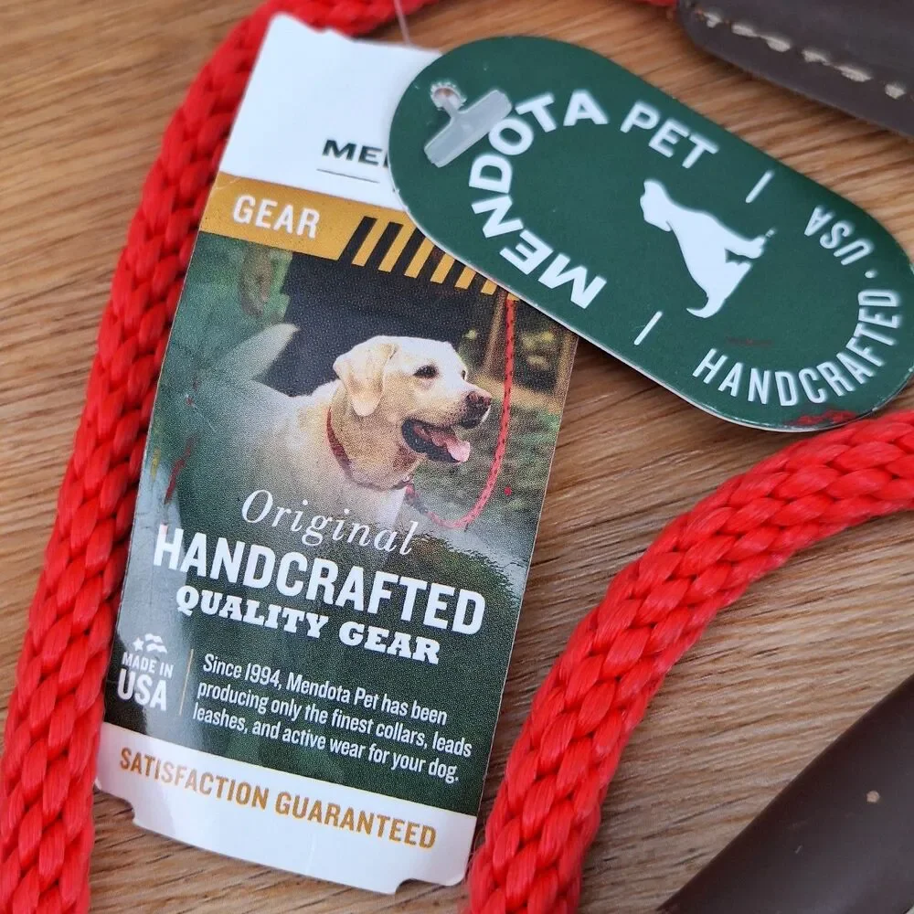 Mendota Snap Leash British Style Braided Dog Lead 3/4